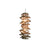 Zedar Natural Rattan Finish Pendant LightModel JAV021