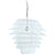 Pippen White Finish Pendant LightModel JAV047