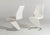 Penn - Modern White Leatherette Dining Chair (Set of 2)