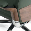 Modrest Johnson Modern Green Leather Executive Office Chair Model VGFU-FK006-A-GRN