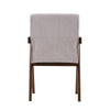 Modrest Joseline Modern Beige Fabric & Walnut Dining Chair (Set Of 2) Model VGMA-MI-1233-DC-BGE