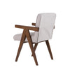 Modrest Joseline Modern Beige Fabric & Walnut Dining Chair (Set Of 2) Model VGMA-MI-1233-DC-BGE