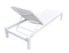 Renava Kayak - Modern White Outdoor Chaise Lounge