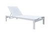 Renava Kayak - Modern White Outdoor Chaise Lounge