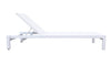 Renava Kayak - Modern White Outdoor Chaise Lounge