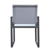 Renava Kayak - Modern Charcoal Outdoor Dining Armchair (Set of 2)