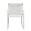 Renava Kayak - Modern White Outdoor Dining Armchair (Set of 2)