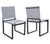 Renava Kayak - Modern Outdoor Dark Charcoal Dining Chair (Set of 2)