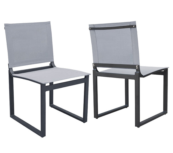 Renava Wake + Kayak - Modern Outdoor Grey Dining Table Set
