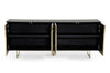 Modrest Kilson - Modern Black Oak & Champagne Gold Buffet
