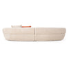 Divani Casa Knight Modern Beige Fabric Curved Sectional Model VGOD-ZW-24021-BGE