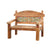 Old Natural Finish Madura Style Bench Model LA8404