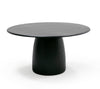 Modrest -Lander Modern Mid Century Black Oak Round Dining Table 