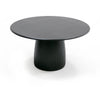 Modrest -Lander Modern Mid Century Black Oak Round Dining Table 