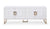 Modrest Leah - Contemporary White High Gloss & Champagne Gold Buffet