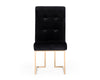Modrest Legend Modern Black & Rosegold Dining Chair (Set Of 2) Model VGVCB012-BLK-DC
