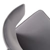 Modrest Lucero Modern Grey Velvet Arm Dining Chair Model VGYF-DC1021-GV