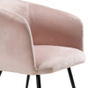 Modrest Luzerne Modern Pink Velvet Dining Chair Model VGYFDC1041-PNK-DC