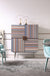 Modrest Macoy - Modern Multicolor and Black Ash Wine Cabinet