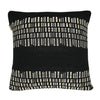 Kaila Bark Stripe Cotton Black Cushion Pillow Model MAL046