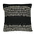 Kaila Bark Stripe Cotton Black Cushion Pillow Model MAL046