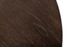 Modrest Marie Modern Concrete & Brown Oak Round Coffee Table