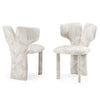 Modrest Masuda Modern Beige Pattern Fabric Dining Chair (Set Of 2) Model VGOD-ZW-24081-BGE