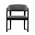 Modrest Maury Modern Grey Fabric & Black Dining Chair Model VGMA-MI-1189-GRYBLK