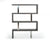 Modrest Maze Modern Grey Elm Bookcase
