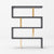 Modrest Maze Elm Grey & Gold Bookcase Model VGBBMT1303-GLD-BOOK