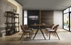 Modrest Runyon Modern Walnut & Grey Fabric Dining Chair (Set Of 2) Model VGMAMI-836-GRY