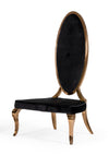 Modrest Mills Modern Black Velvet Rosegold Dining Chair Set Of 2 Model VGZAG-01-BLK