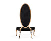 Modrest Mills Modern Black Velvet Rosegold Dining Chair Set Of 2 Model VGZAG-01-BLK