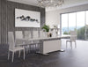 Modrest Bono "T" Modern White Extendable Dining TableModel VGGU-BONO2