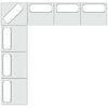 Divani Casa Mondo Modern Modular Beige Fabric Sectional Sofa 7 Piece Sectional Model VGOD-ZW-22033-MOD-BGE-7-Piece Sectional