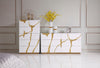 Modrest Aspen Modern White & Gold Dresser