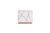 Modrest Nixa Modern White & Gold Nightstand