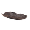 Leaf Dark Brown Natural Wood Finish Bowl Model NEB020