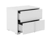 Modrest Nicla Italian Modern White Nightstand
