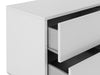 Modrest Nicla Italian Modern White Nightstand
