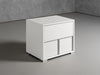 Modrest Nicla Italian Modern White Nightstand