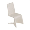 Nisse - Contemporary White Leatherette Dining Chair (Set of 2)