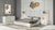 California King Modrest Nixa Modern White & Gold 4 Piece Bedroom Set Model VGVC-BD1909-4PCSET-WHT-CK