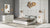 California King Modrest Nixa Modern White & Gold Bedroom Set Model VGVC-BD1909-SET-WHT-CK