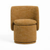 Divani Casa Norris Modern Mustard Fabric Swivel Dining Chair Model VGKK-KF.Y2138-MUS