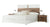 Nova Domus Giovanna Italian Mid-Century White & Cherry Bed