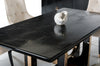 A&X Padua Modern Large Black Crocodile & Rosegold Dining Table