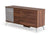 Nova Domus Palermo Modern Italian Faux Concrete & Walnut Dresser Model VGACPALERMO-WAL-DRS