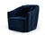 Divani Casa Palomar Modern Blue Velvet & Brass Accent Chair Model VGVCS1811-BLU-CHR