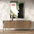 Modrest Pauline- Modern Walnut and Stainless Steel Sideboard Buffet